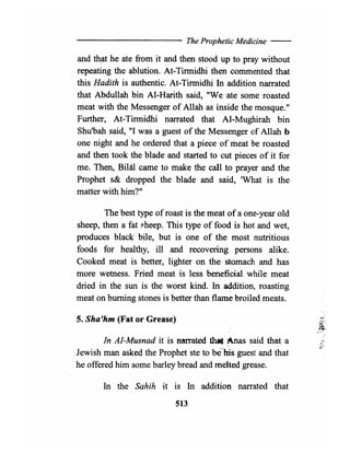 The prophetic medicine