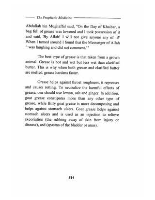 The prophetic medicine