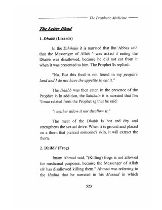 The prophetic medicine