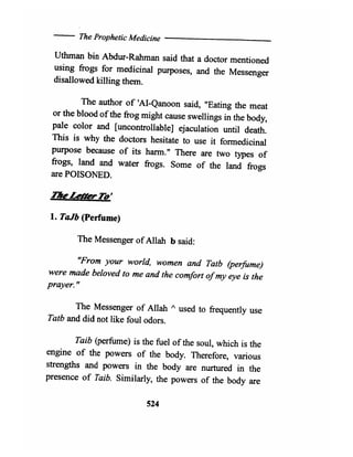 The prophetic medicine