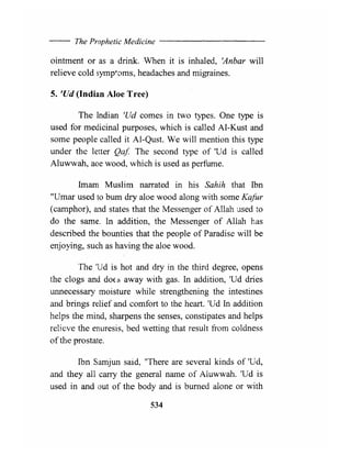 The prophetic medicine