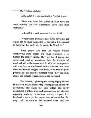 The prophetic medicine