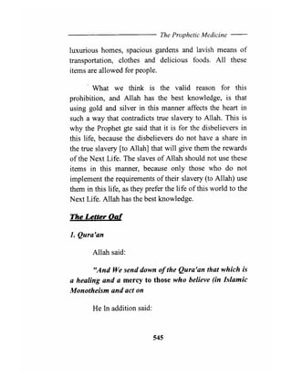 The prophetic medicine