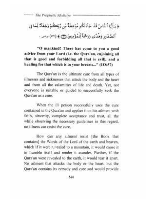 The prophetic medicine