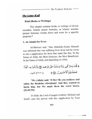 The prophetic medicine