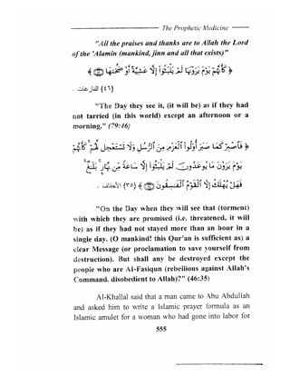 The prophetic medicine