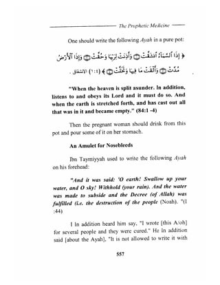 The prophetic medicine