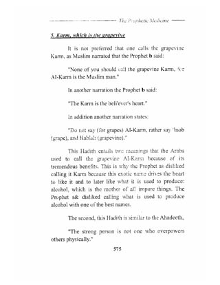 The prophetic medicine