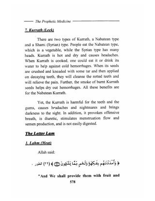 The prophetic medicine