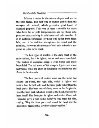 The prophetic medicine