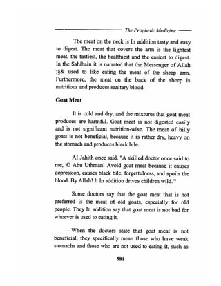 The prophetic medicine