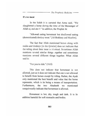 The prophetic medicine