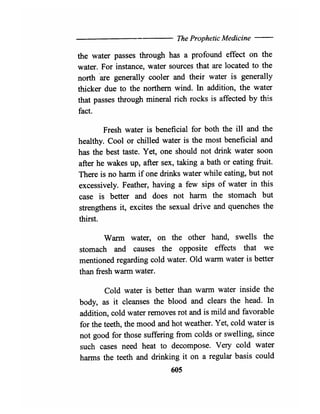 The prophetic medicine