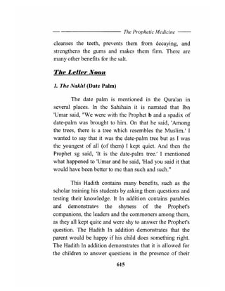 The prophetic medicine