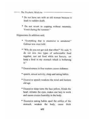 The prophetic medicine