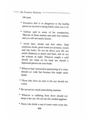 The prophetic medicine