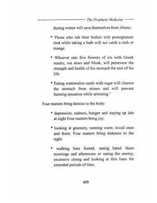 The prophetic medicine