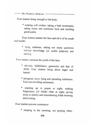 The prophetic medicine