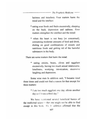 The prophetic medicine