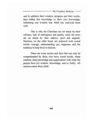 The prophetic medicine