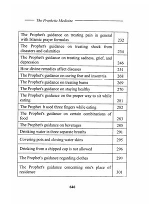 The prophetic medicine