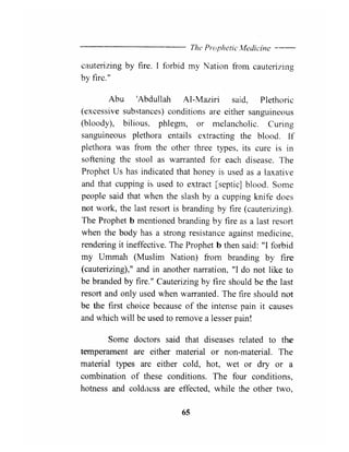 The prophetic medicine