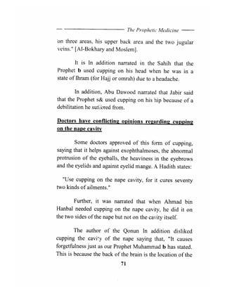 The prophetic medicine