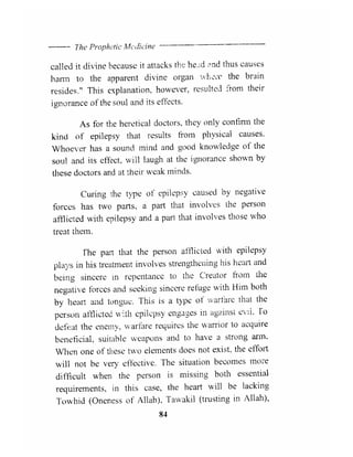 The prophetic medicine