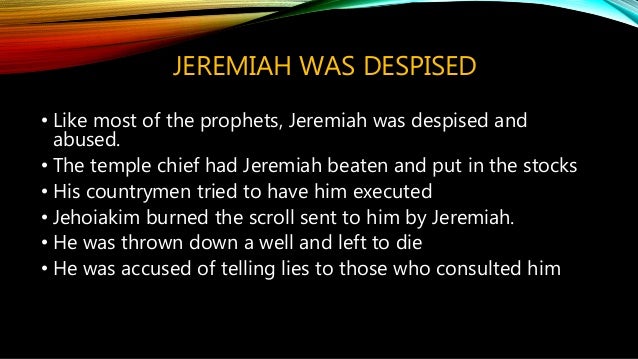 The Prophet Jeremiah