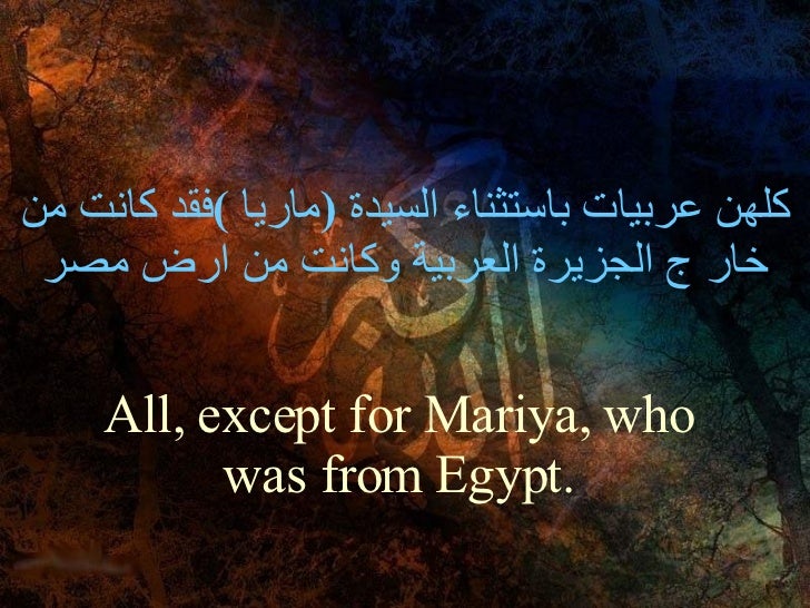 تعدد زوجات الرسول الكريم