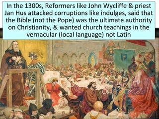 The protestant reformation