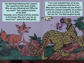 Lessons From Leopard The Proud Leopard - A Tale with Moral Lessons for Children | PPT
