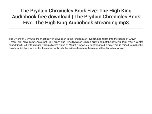 the chronicles of prydain audiobook the chronicles of prydain audiobook