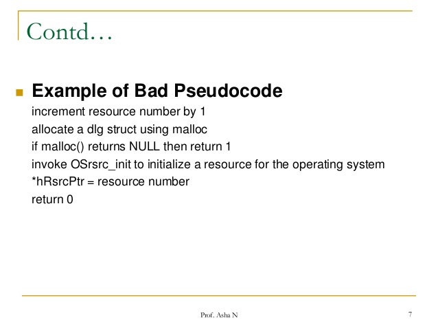 pseudocode