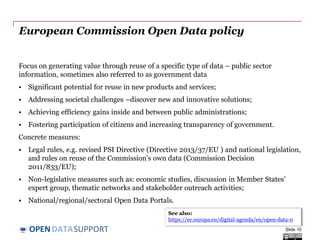 The PSI Directive and Open Government Data | PDF