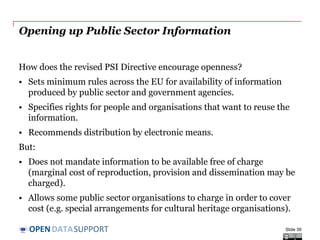 The PSI Directive and Open Government Data | PDF