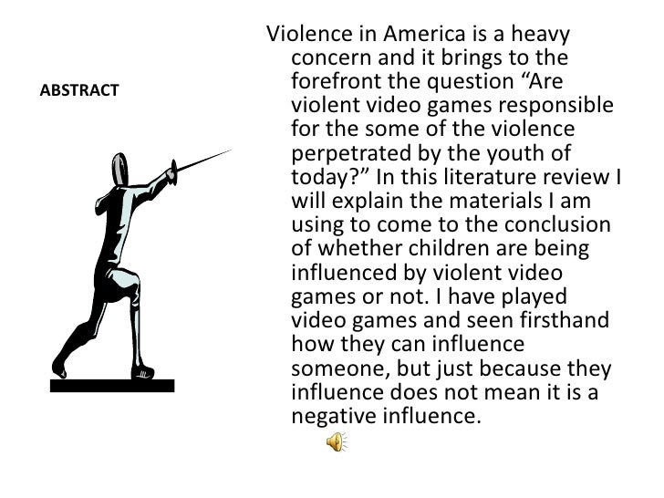 video games violence essay