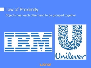 Principle: Figure-foreground
Tendency to separate whole figures from their
backgrounds
 