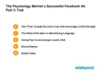 The Psychology Behind a Successful Facebook Ad Part 3: Text Slide 4