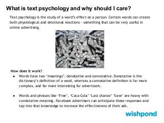 The Psychology Behind a Successful Facebook Ad Part 3: Text Slide 6