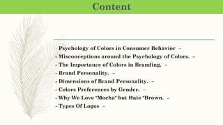 The Psychology of Colors in Marketing and Branding | PDF