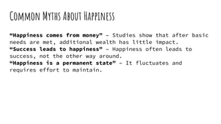 The Psychology of Happiness - Understanding the Science Behind a ...