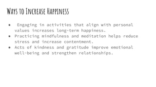 The Psychology of Happiness - Understanding the Science Behind a ...