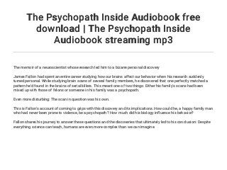 psychopath audiobook