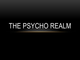 THE PSYCHO REALM

 