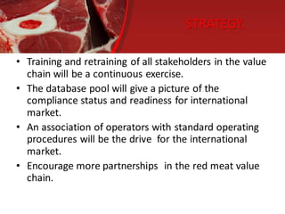 The public health importance of improving the red meat value chain | PDF