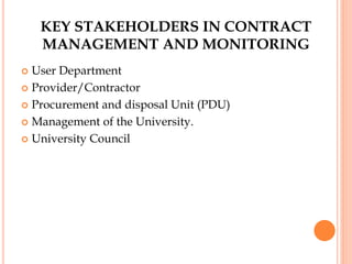 The Public Procurement process and Contract Management.ppt