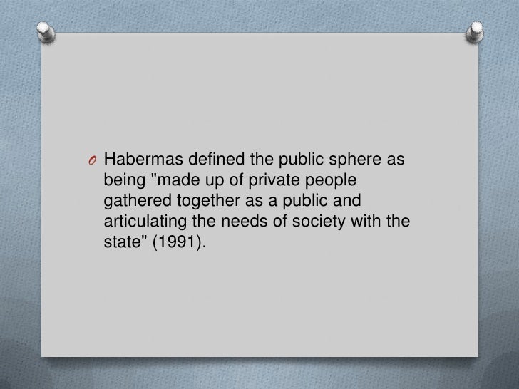 The public sphere