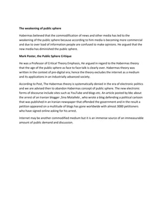 The public sphere | PDF