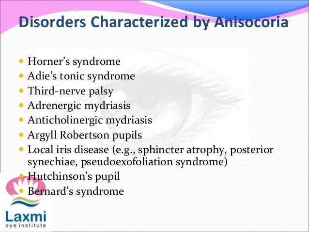 argyll robertson pupil afferent or efferent limb loss